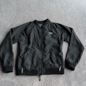 L.L. Bean Black Bomber Jacket Size XS